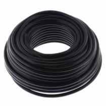 Loudspeaker Cable Round 2 x 1.5 mm² - Black - 25 m - CCA - PA Installation Cable - Audio Cable - Box Cable