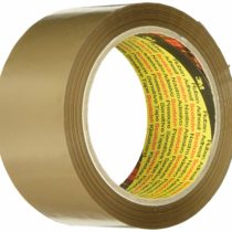 Scotch Packing Tape – Low noise brown storage tape refills, 1 x flat pack of 6 rolls (50 mm x 66 m)
