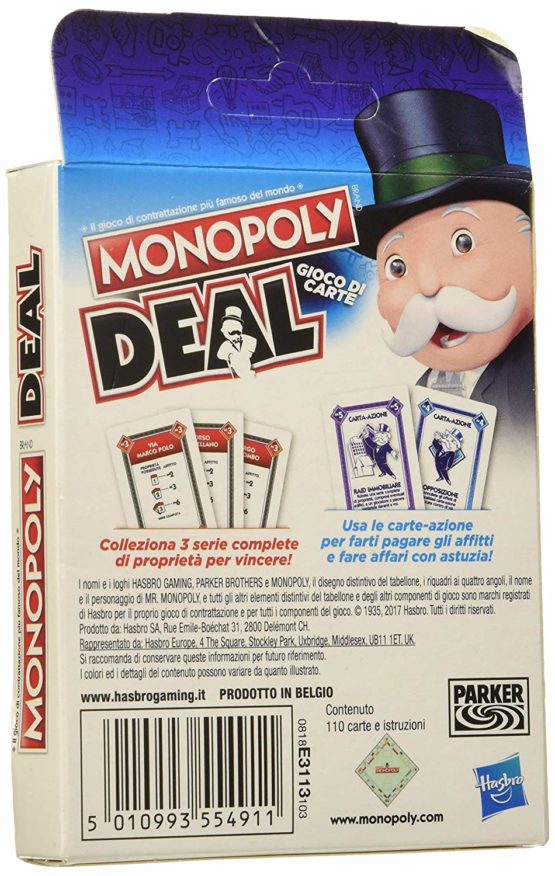 Monopoly Deal, Multi-Colour ( Italian Version) - Image 2