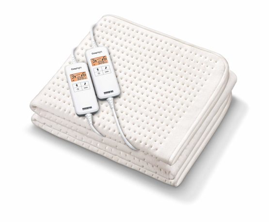 Monogram Konnect Smart Heated Mattress Cover | App and Alexa controlled heated bedding | 9 temperature settings and 4 heat zones| Machine washable | Luxurious soft padded finish | King 150 x 200 cm