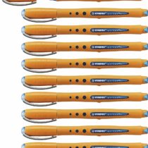 Rollerball - STABILO worker+ Medium Box of 10 Blue