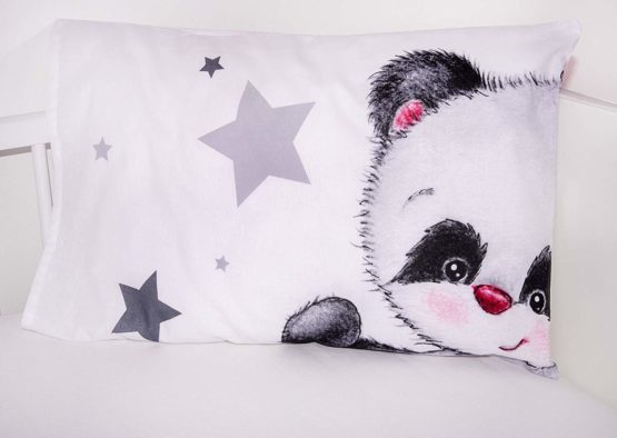 Herding Jana Panda Baby Bed Linen, Flannel, Cotton, Multi-Colour, 135 x 100 x 0.2 cm - Image 4