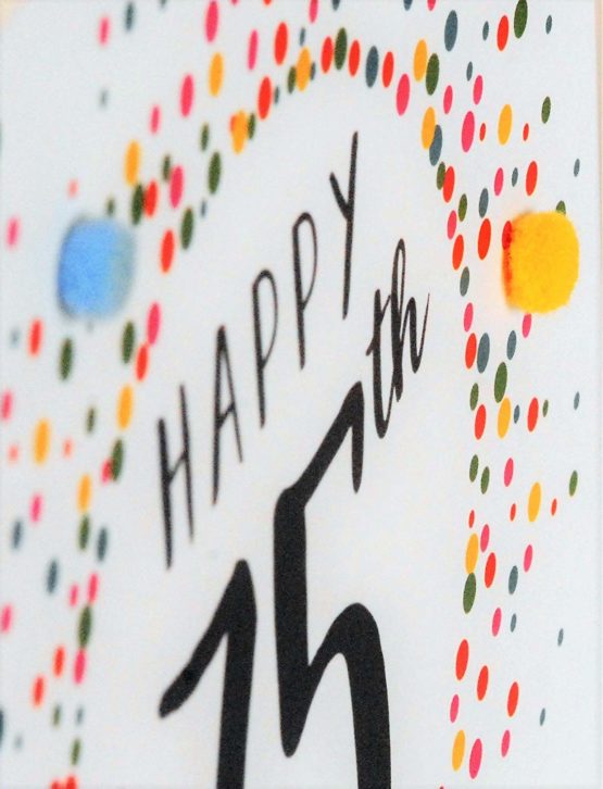 "Pom Pom""75th"" Greeting Card" POM049 - Image 4