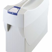 HAN 1901-11, Suspension file box SWING-PLUS with lid. The mobile office. Innovative design for 20 suspension files, integrated holder, light-grey