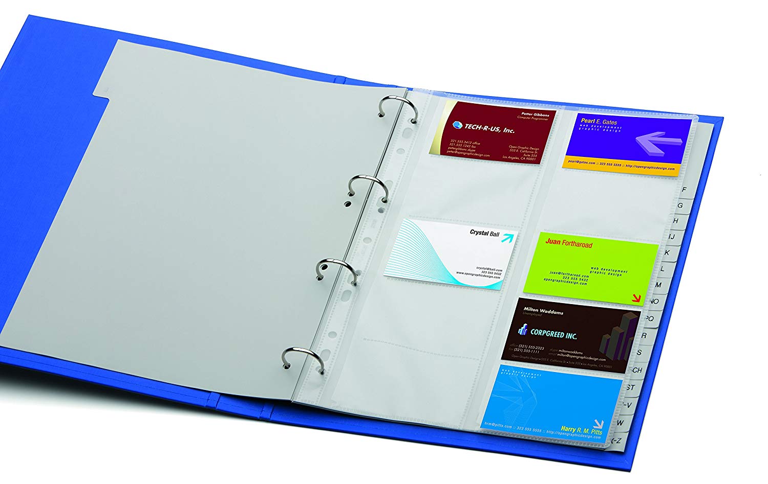Durable Visifix Refill Set for A4 Business Card Album, transparent, DIN A4 - Image 4