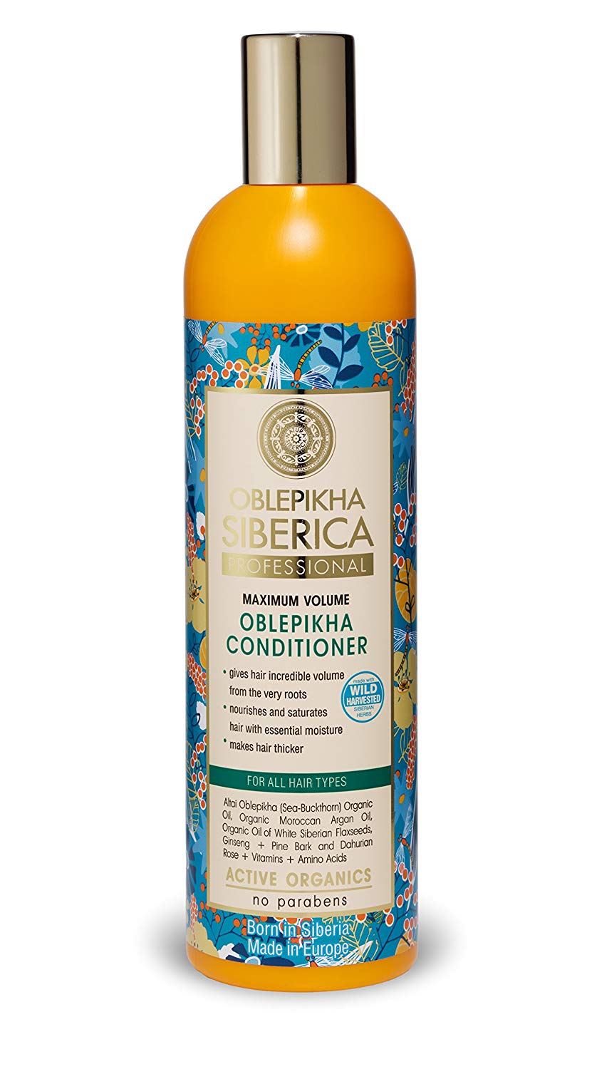 Natura Siberica Professional Oblepikha Maximum Volume Conditioner for All Hair Types, beige, 400 ml (Pack of 1) - Image 2