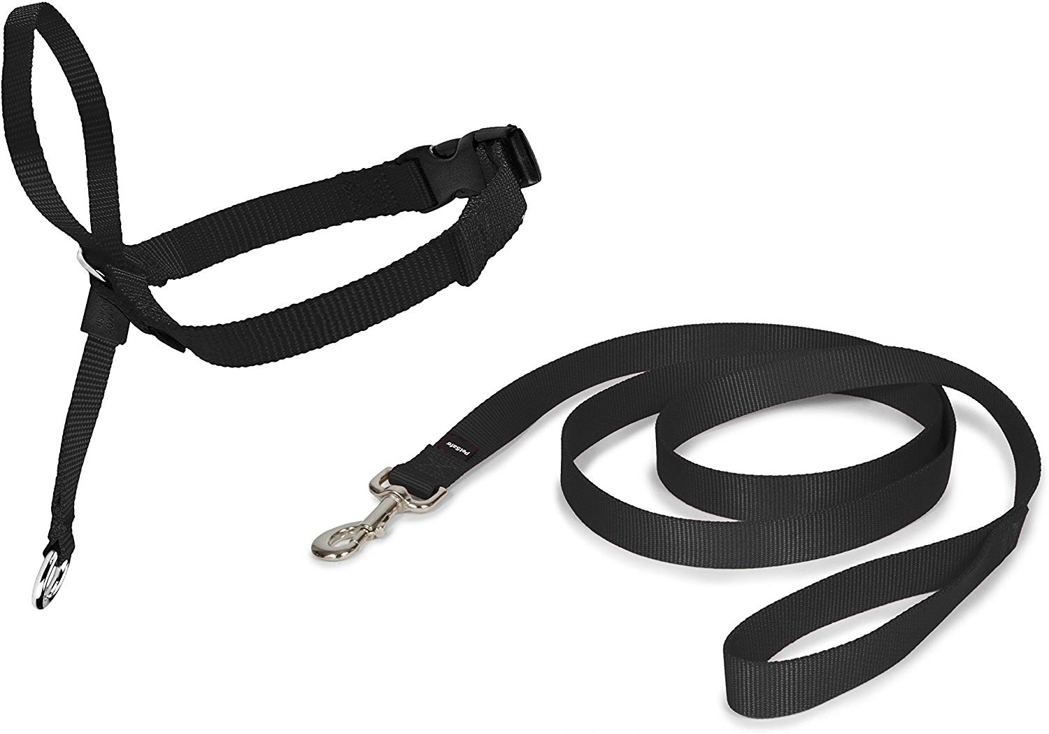 PetSafe Easy Walk Headcollar, No-pull Dog Walking Lead, Adjustable Fit, Comfortable, Large-Black