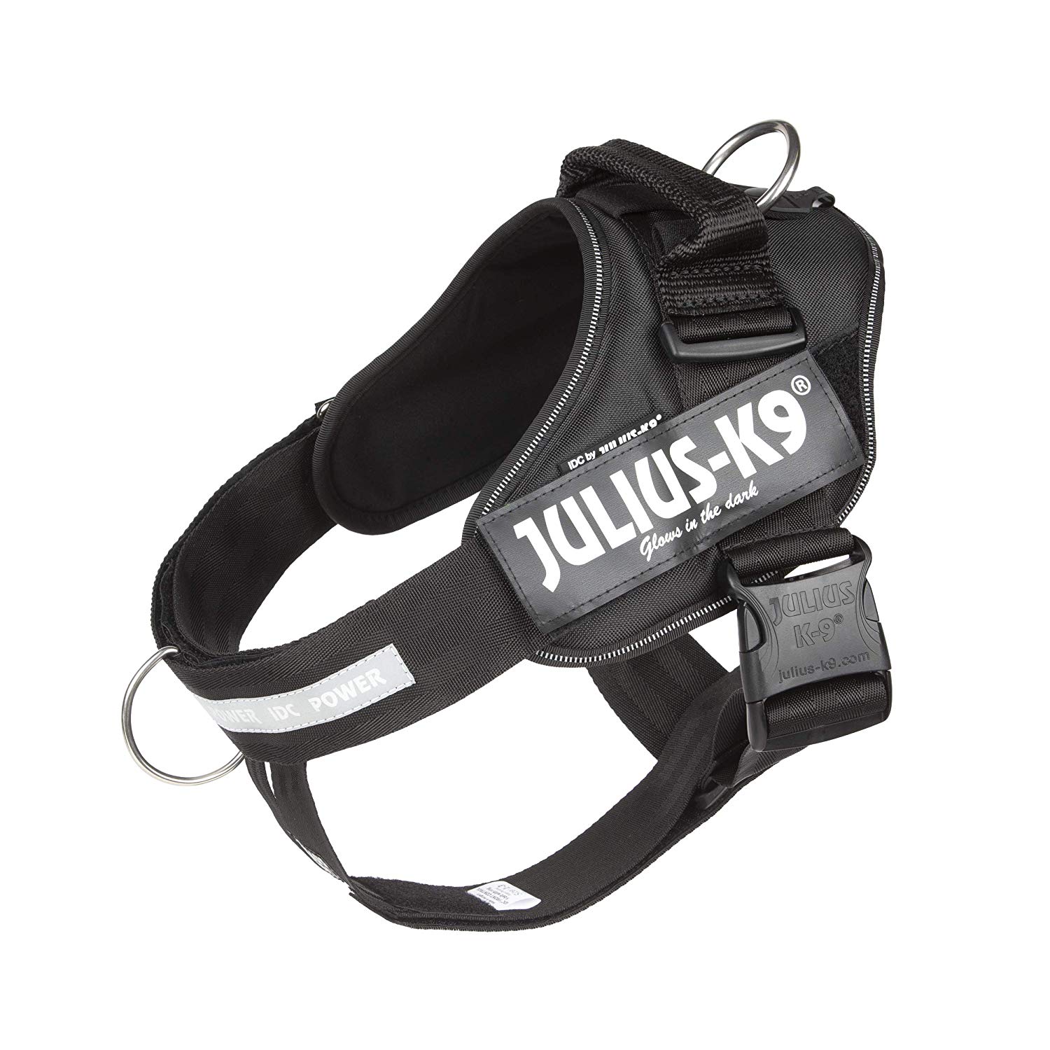 Julius-K9 Idc Dog Harness with Front Control Belt, Black, L/1 - Image 2