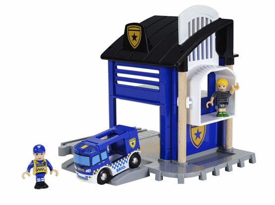 BRIO World Police Station for Kids Age 3 Years Up - Compatible with all BRIO Train Sets & Accessories