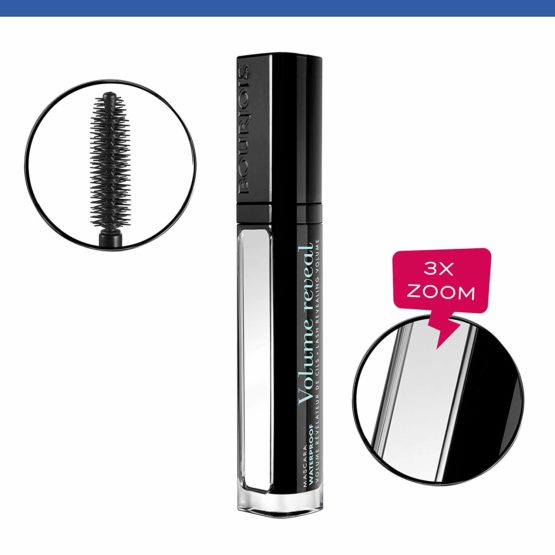 Bourjois Volume Reveal Volumizing Mascara 23 Waterproof Black, 7.5ml - Image 3