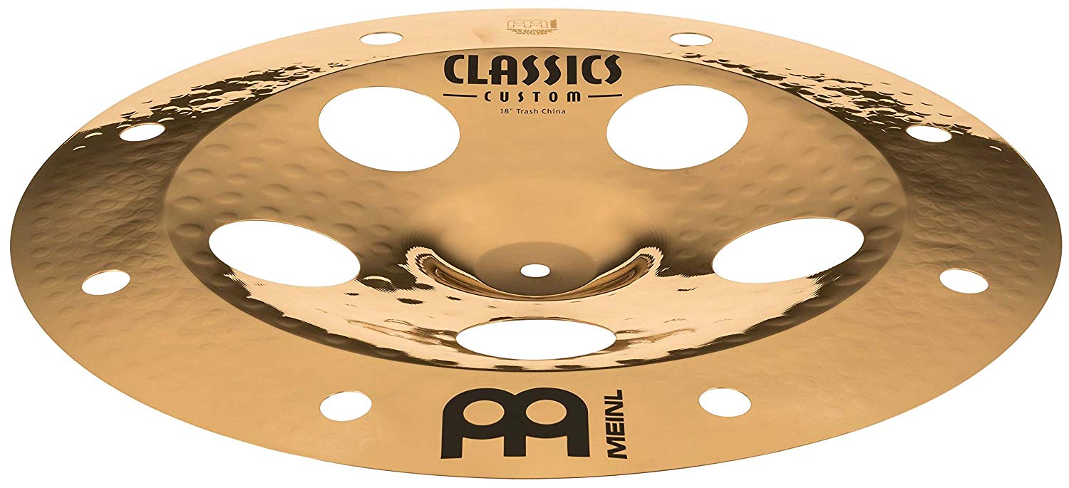Meinl Cymbals Classics Custom Brilliant Trash China Cymbal 18 inch (Video) for Drum Set (45,72cm) B12 Bronze - Image 3