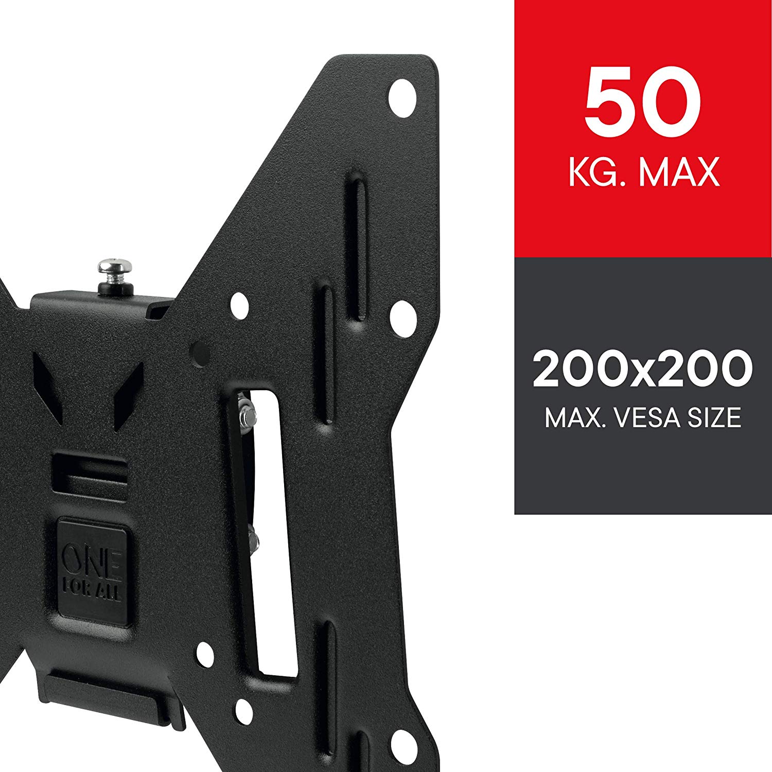 One For All TV Bracket, Tilt (15°) Wall Mount, Screen size 13-43 Inch, For All types of TVs (LED LCD Plasma) - Image 4