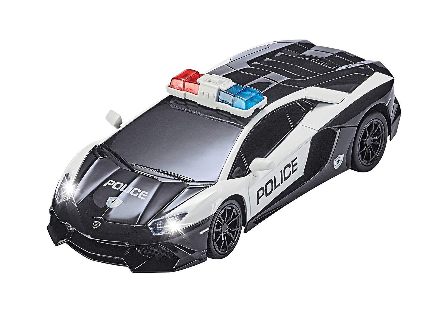 Revell Control 24656, RC Police Car "Lamborghini", remote controlled police car with MHz remote control, 1:24, detailed body - Image 4