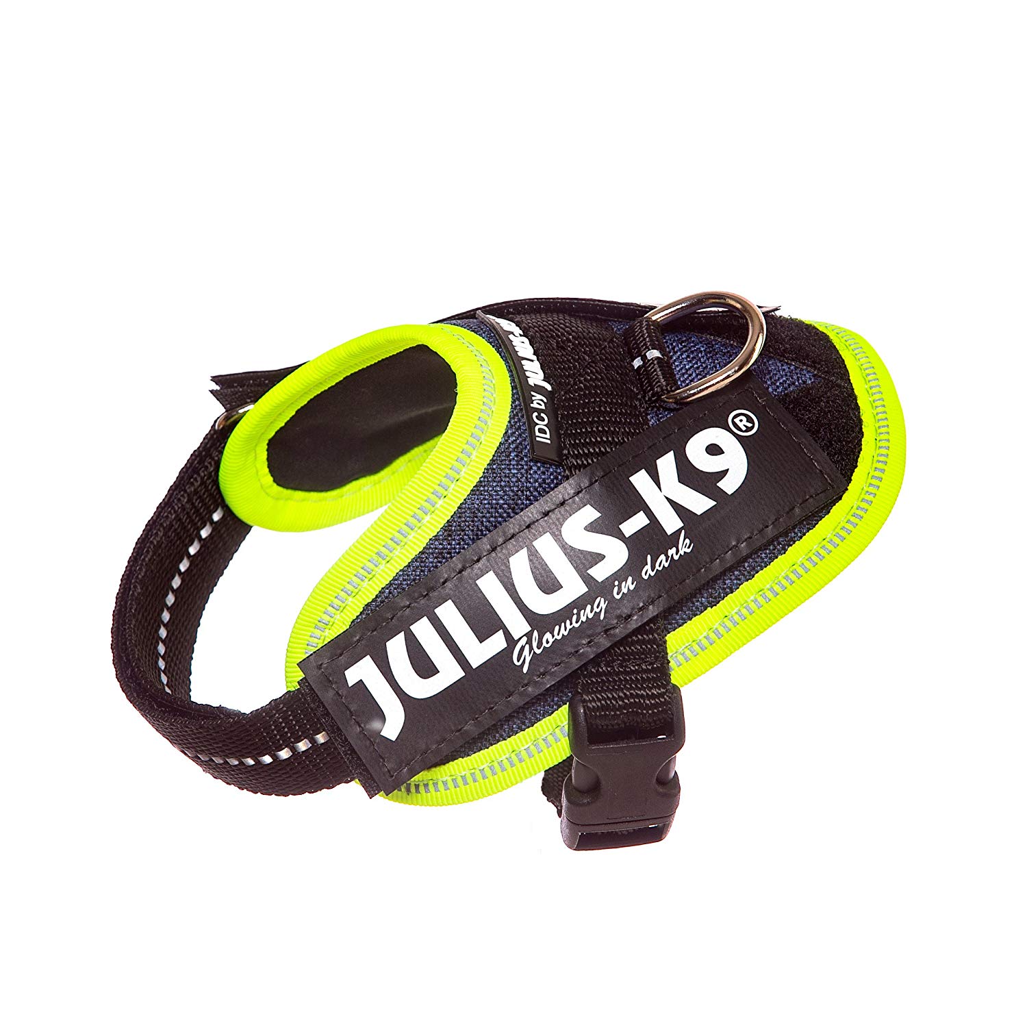 IDC Powerharness, Size: 3XS/Baby 1, Jeans with neon edge