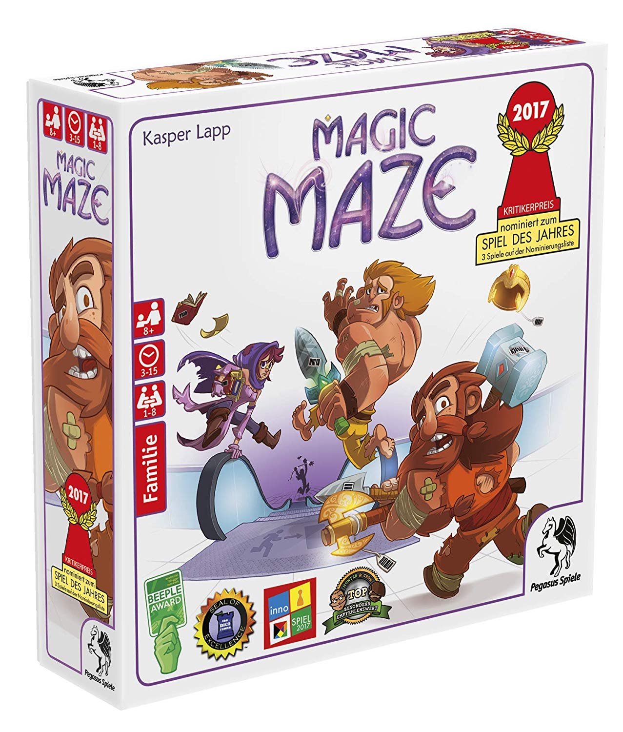 Pegasus Spiele 57200G Magic Maze Deutsche Ausgabe *Nominiert Spiel Des Jahres 2017*" Board Game, Multicolor