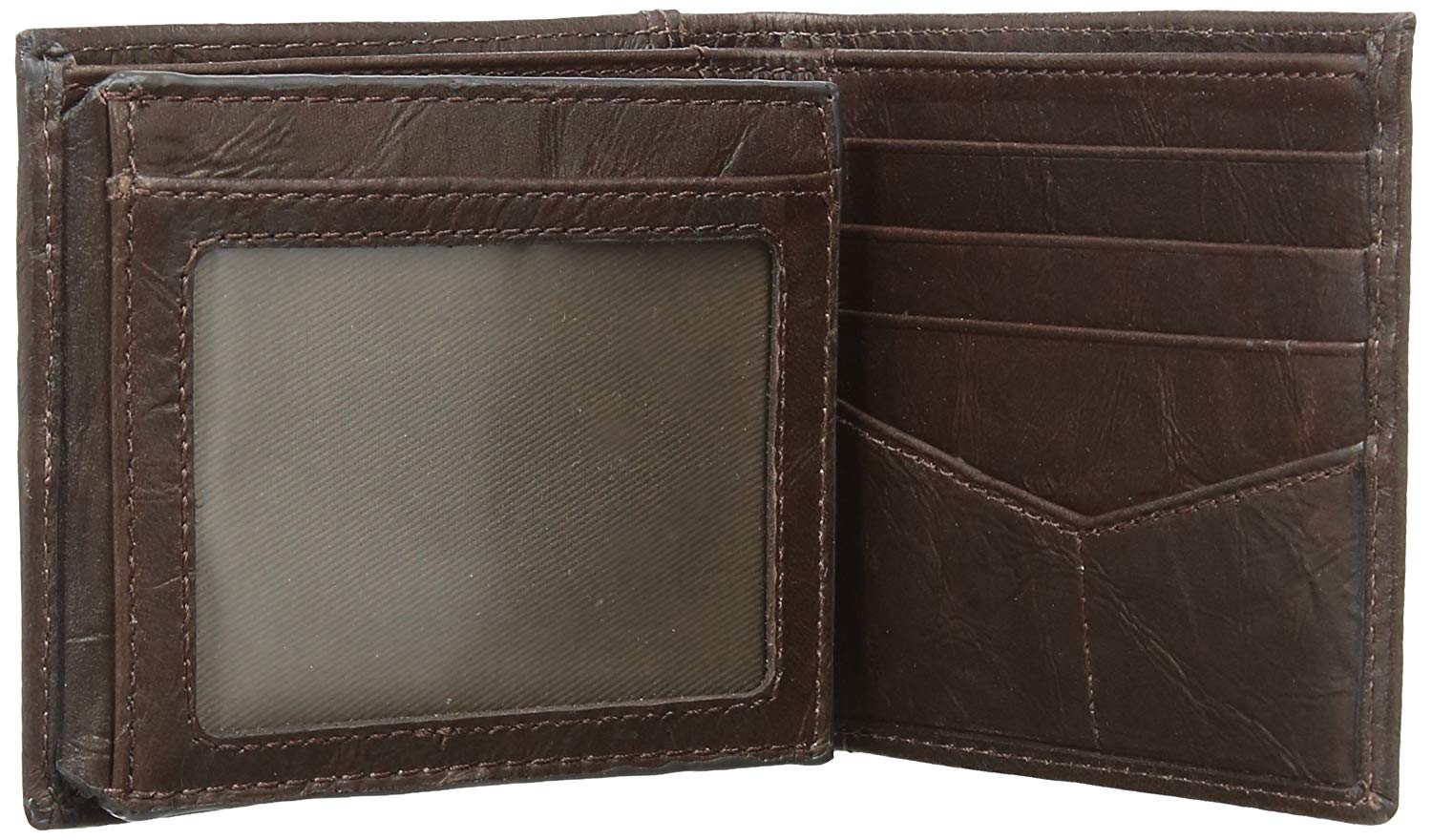 Fossil Wallet for Men Ingram Leather Bifold brown 11.43 cm L x 1.9 cm W x 8.89 cm H ML3784200, 1.9x8.9x11.1 cm (B x H x T) - Image 4