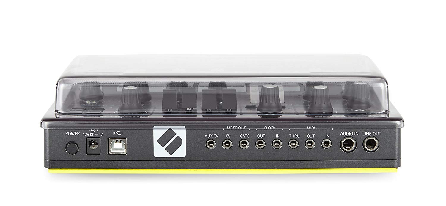 Decksaver Cover for Novation Circuit Mono, Super-Durable Polycarbonate Protective lid in Smoked Clear Colour, Made in The UK - Image 3