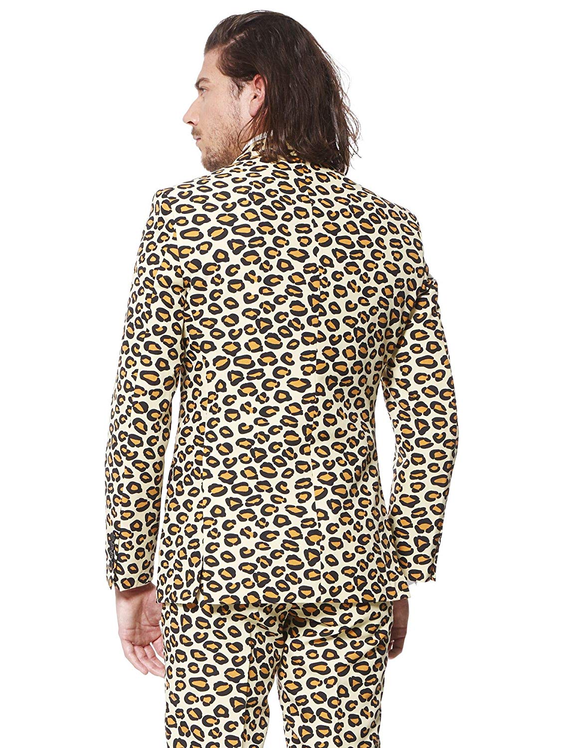 OppoSuits OSUI-0004-EU46 Crazy Prom Suits for Men - The Jag - Comes with Jacket, Pants and Tie in Funny Designs, Brown, 36 - Image 2