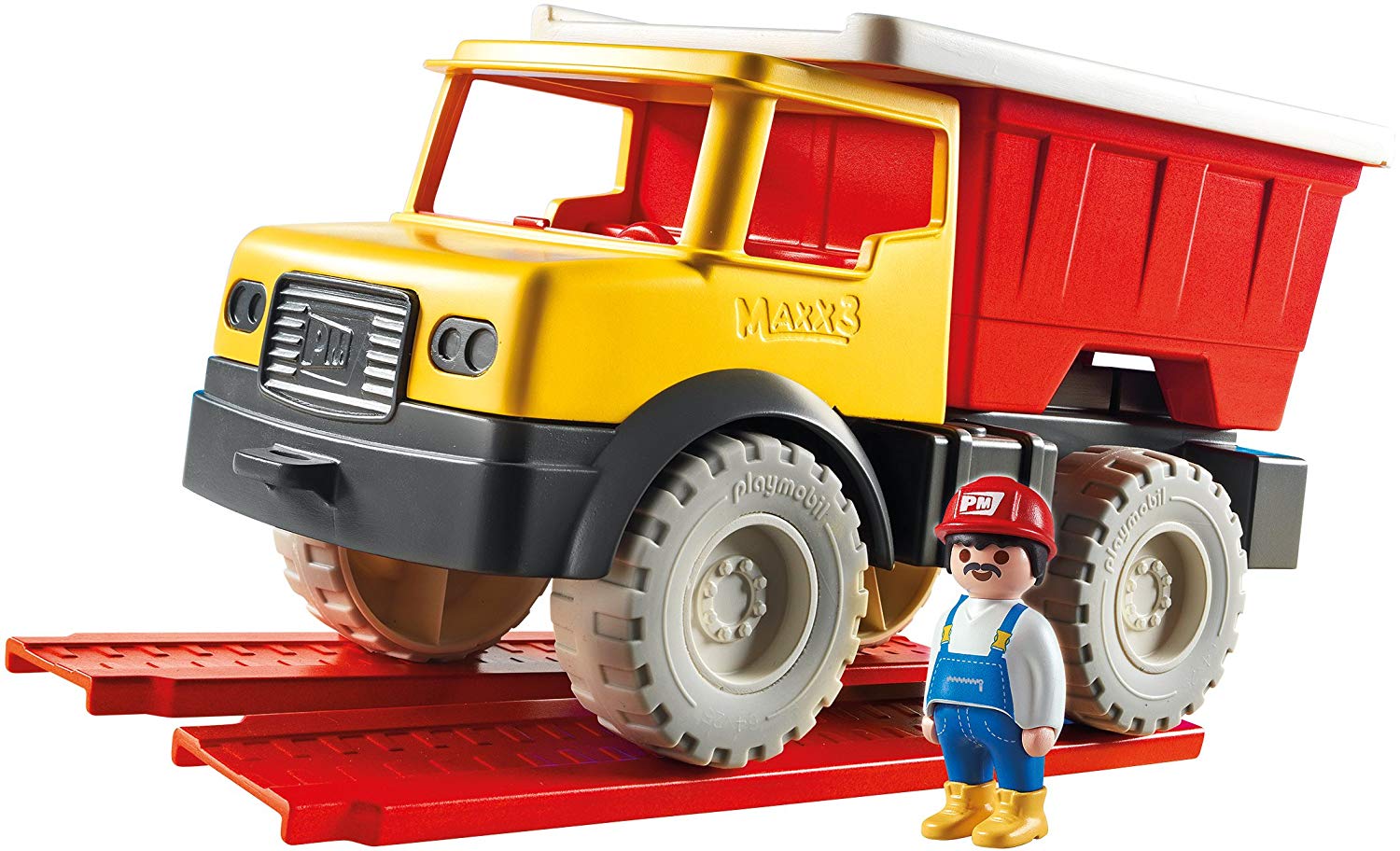 PlayMOBIL Sand 9142 Dump Truck, For Children Ages 2+, Multicolor, Länge: 29.8 cm, Breite: 17.6 cm, Höhe: 41 cm - Image 2