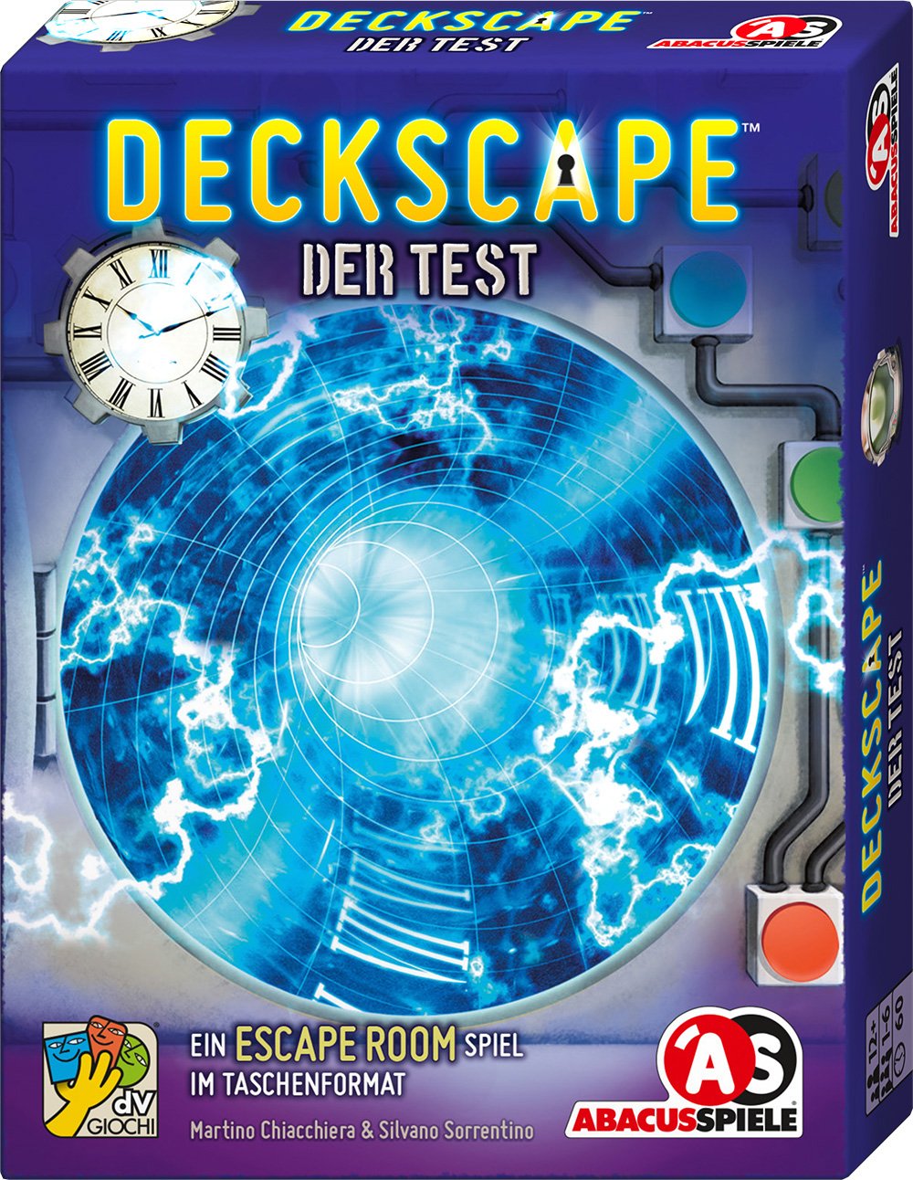 ABACUSSPIELE ABA38172 "Deckscape Der Test" Board Game, Blue, Medium