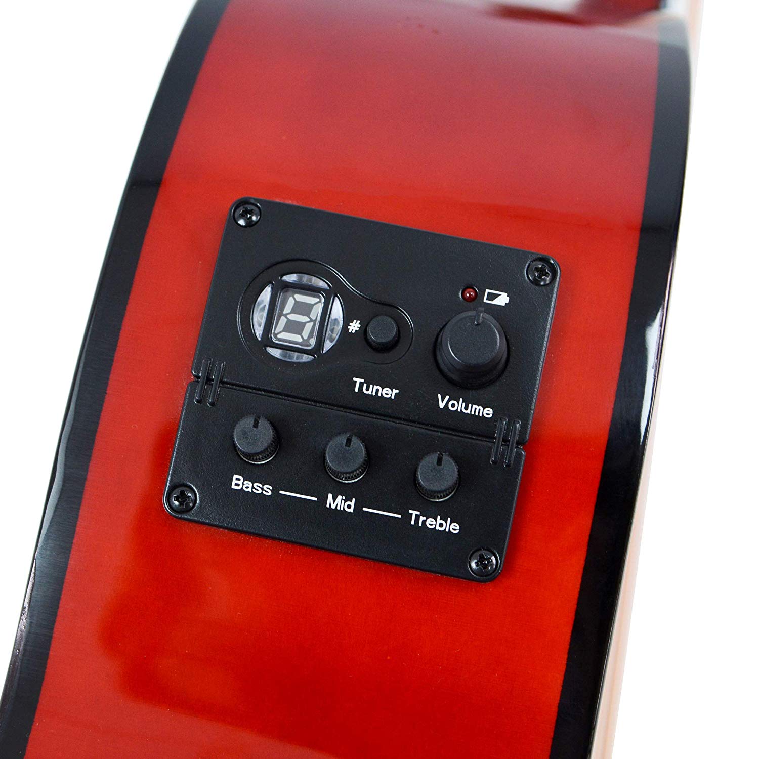 3rd Avenue Full Size 4/4 Cutaway Electro Acoustic Guitar Pack Bundle for Beginners with 6 Months FREE Lessons - Image 4