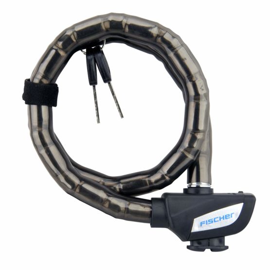 fischer Link Cable Lock Length 90 cm Diameter 24 mm, Black 90