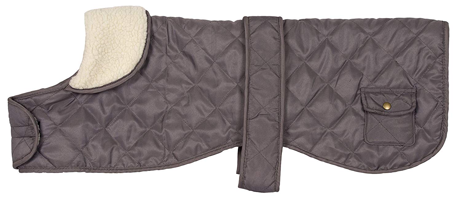 Banbury & Co Waterproof Dog Jacket, Quilted Thermal Fleece Lined Winter Rain Coat