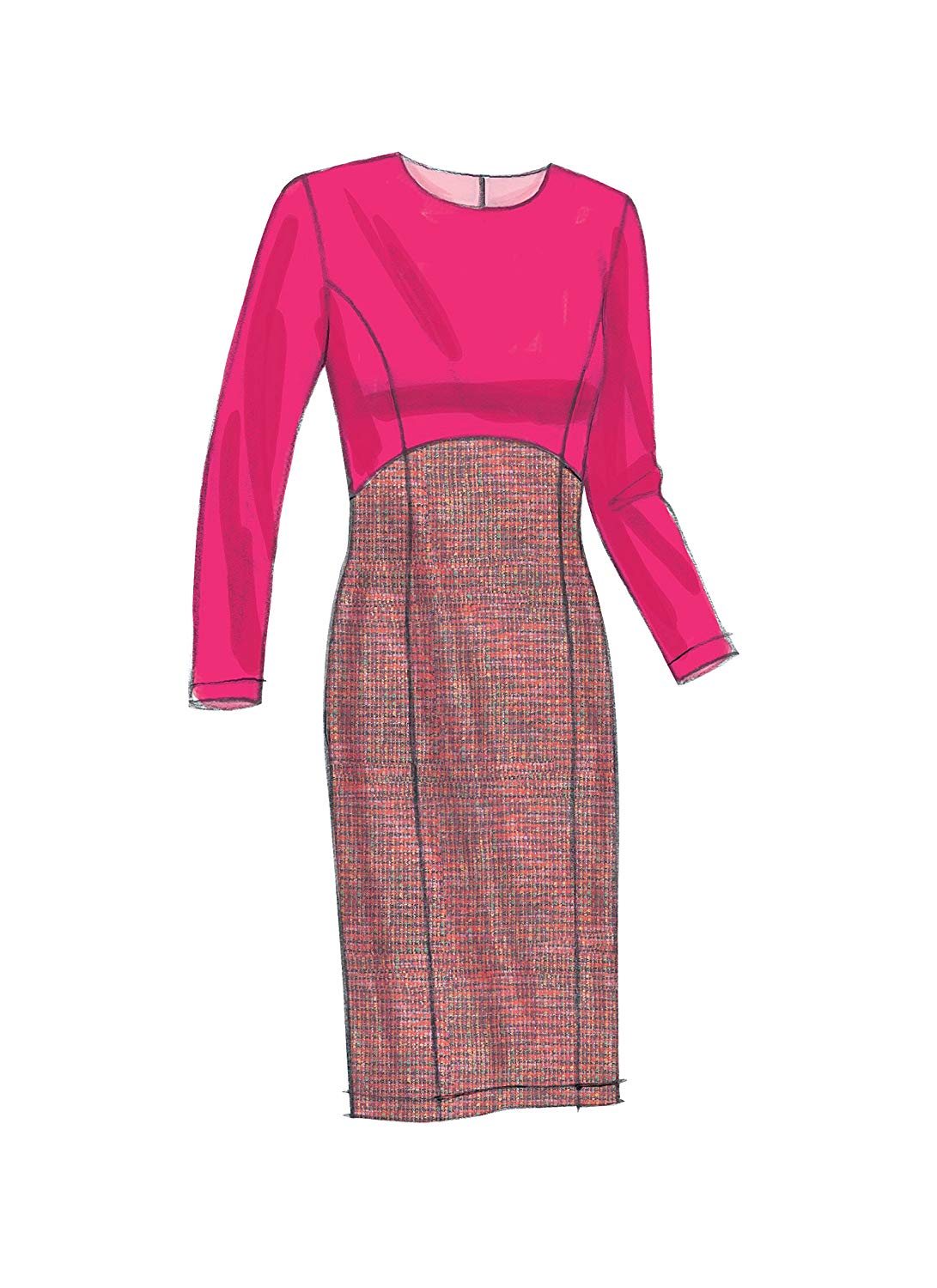 Vogue Patterns 9202, Misses Dress,Sizes 14-22, Paper, Multicoloured, E5 (14-16-18-20-22), Green - Image 3