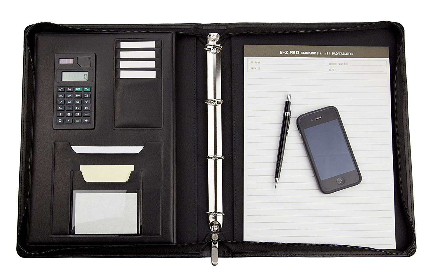 Portfolio Ringbinder A4 Black 2827, Konferenzmappe - Image 4