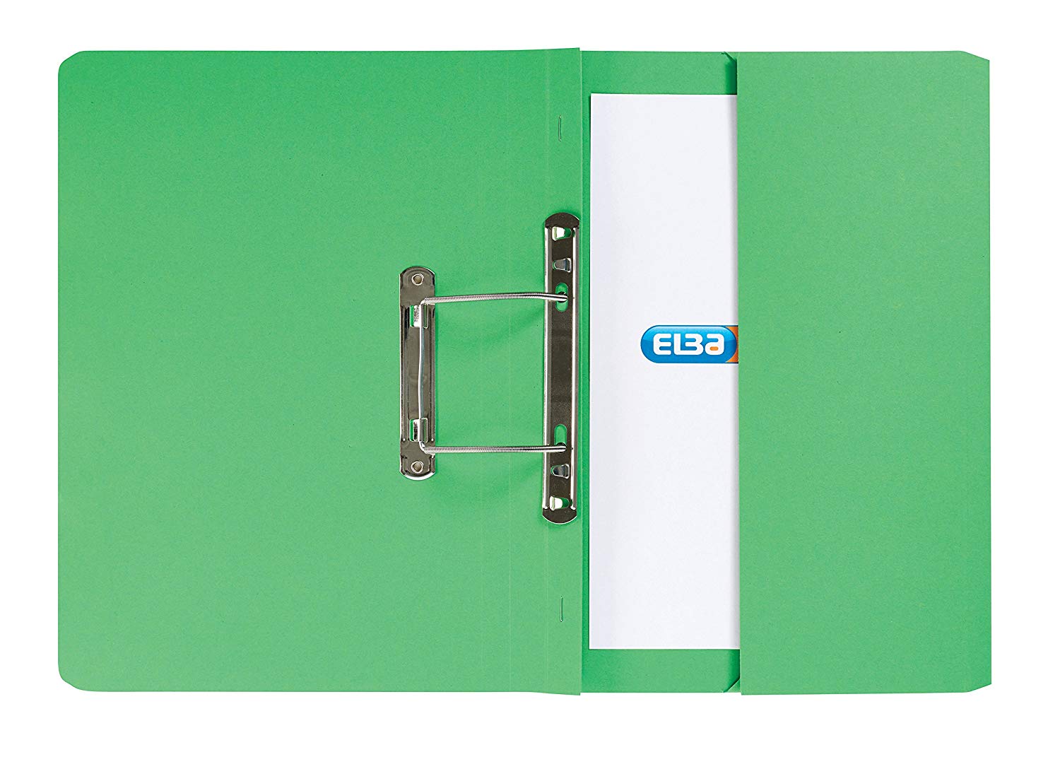 ELBA Strongline Spring Pocket Files, 36mm Capacity Foolscap Green - Pack of 25, 216 x 343 mm - Image 3