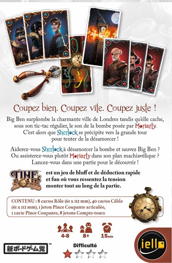 IELLO Jeu Mini Games - Time Bomb - Sherlock vs Moriarty (FR) - Image 3