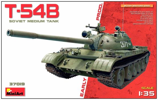 Unbekannt Mini Art 37019 Model Kit Soviet Medium Tank T 54B Early Produktio Game