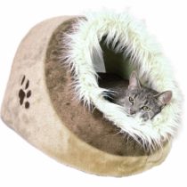 Trixie Minou Cushy and Cuddly Cave, 41 x30 x50 cm, Beige/ Brown