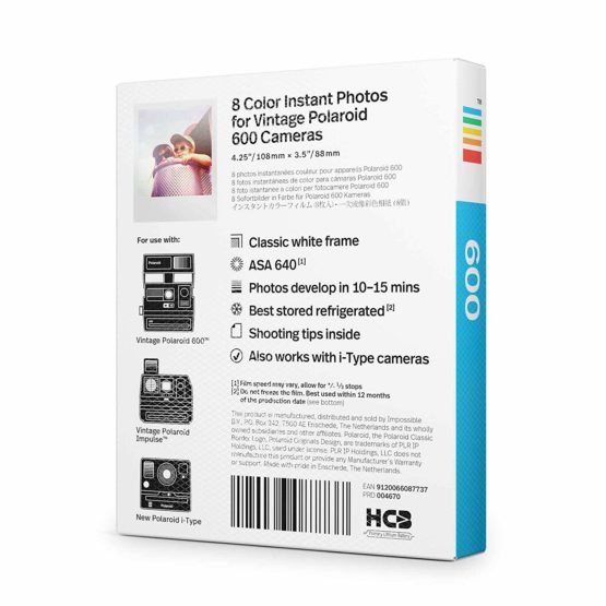 Polaroid Originals - 4670 - Colour Film for 600 - White Frame - Image 2