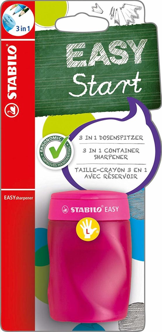 Sharpener - STABILO EASYsharpener Left Handed Pink