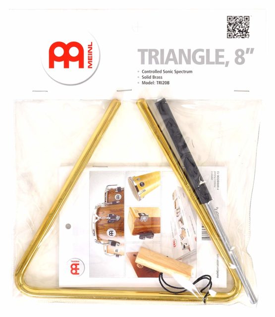 Meinl TRI20B 8 inch Solid Brass Triangles - Image 2