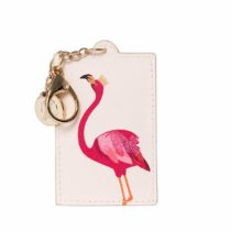Sara Miller - Keyring | Premium Matte Fabric | Embossed Charm | 9.9 x 6 x 0.3 cm