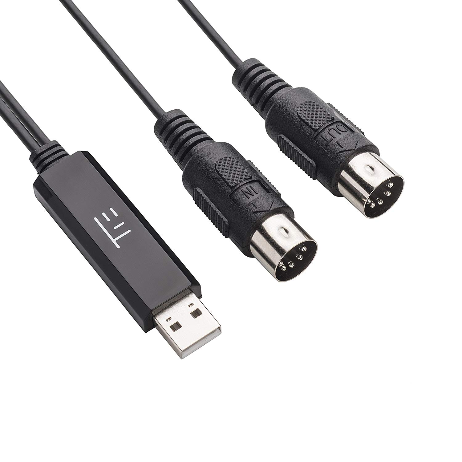 TIE Studio professional latency-free midi (USB type A interface incl. octocoupler, 2.0 m, plug & play, stable timing - Image 4