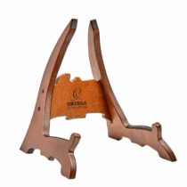 Ortega Guitars OWUS-1 Birch Wood Ukulele Stand, Dark Brown