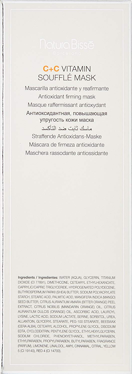 Natura Bissé C+C Vitamin Soufflé Mask, Antioxidant Firming Face Mask, Firms, Revitalizes & Hydrates, 2.5 Oz - Image 3