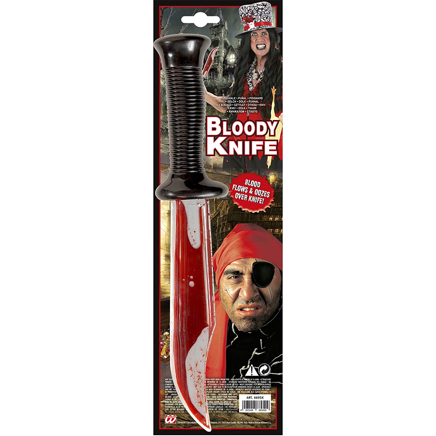 Bloody Knives Knives Novelty Toy Weapons & Armour for Fancy Dress Costumes Accessory, Multi-coloured, standard size - Image 3