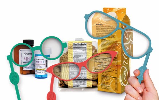 IF Inspectors Magnetic Label Reader Magnifier Glasses - Red 5035393919023 - Image 3