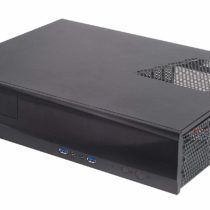 SilverStone SST-ML03B - Milo Slim HTPC Micro ATX Silent Computer Case, black