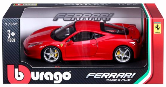 Bburago Ferrari 458 Italia 1:24 Diecast Model Car - Image 4