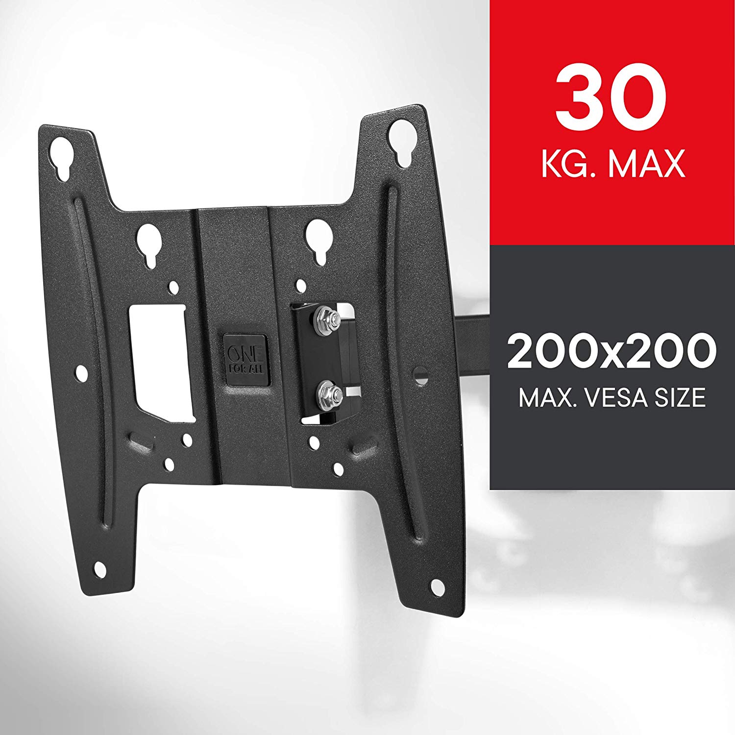 One For All TV Bracket, Swivel (90°) Wall Mount, Screen size 19-43 Inch, For All types of TVs (LED LCD Plasma) - Image 4