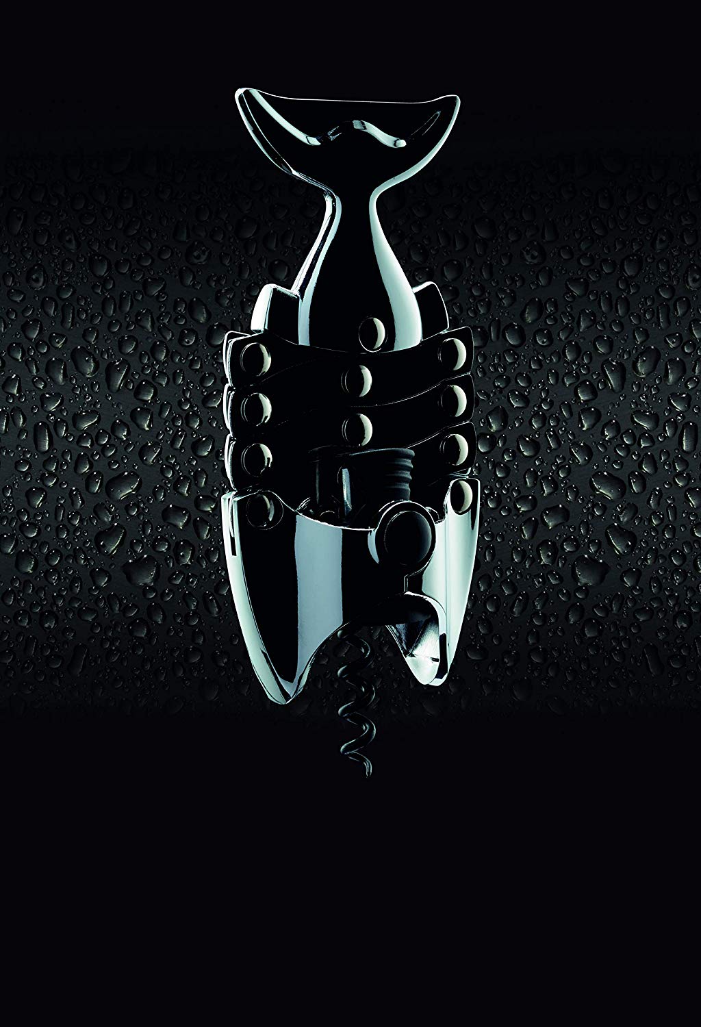 BarCraft Lazy Fish Corkscrew and Bottle Opener, Stainless Steel Wine Opener, 16.5 x 7.5 x 4.5cm, Silver, 16.5 x 7.5 x 4.5 cm - Image 4