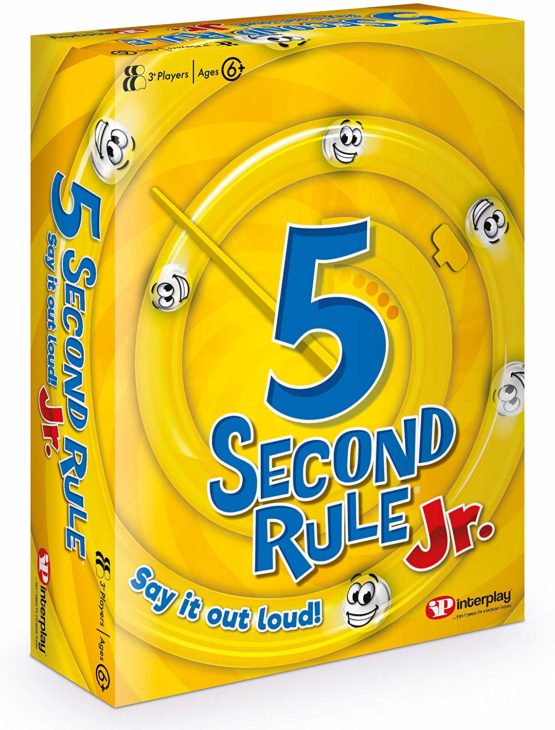 PlayMonster GF002 5 Second Rule Junior Family Card Game, Multi