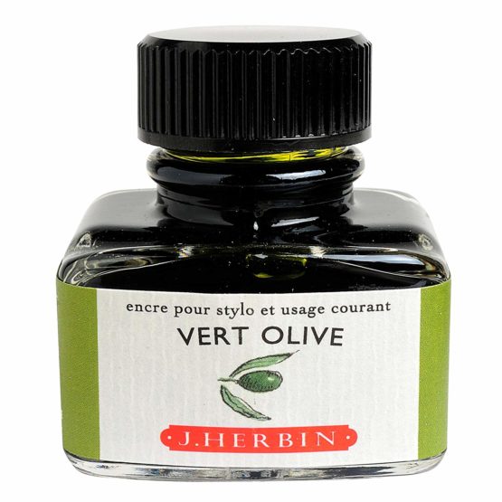 jherbin 30 ml "D" Ink Bottle - Olive Green - Image 2