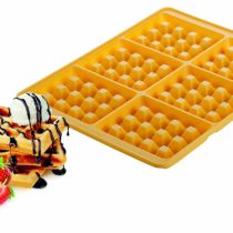 Tescoma Pan for 6 Waffles Delicia Silicone, Assorted, 27.5 x 21.5 x 2 cm