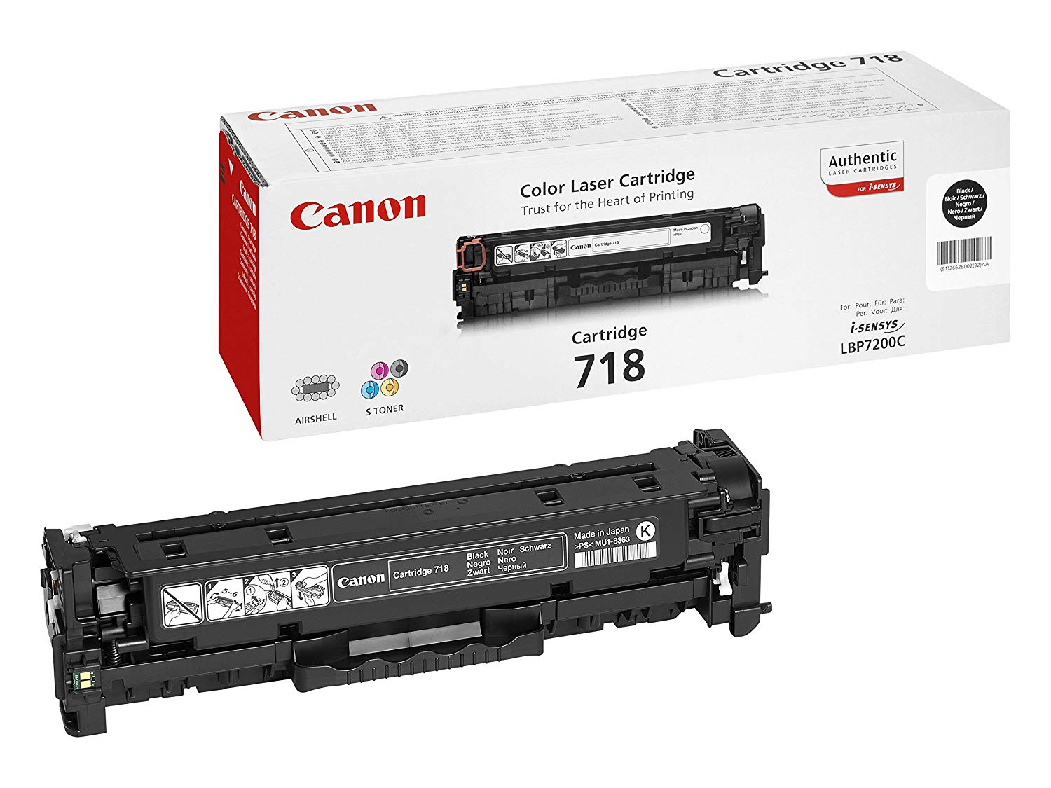 Canon Original Black Laser Toner Cartridge 718 226903